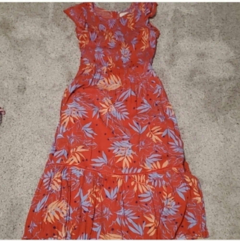 anthropologie Lost And Wander Always On Vacay Dress Sz S